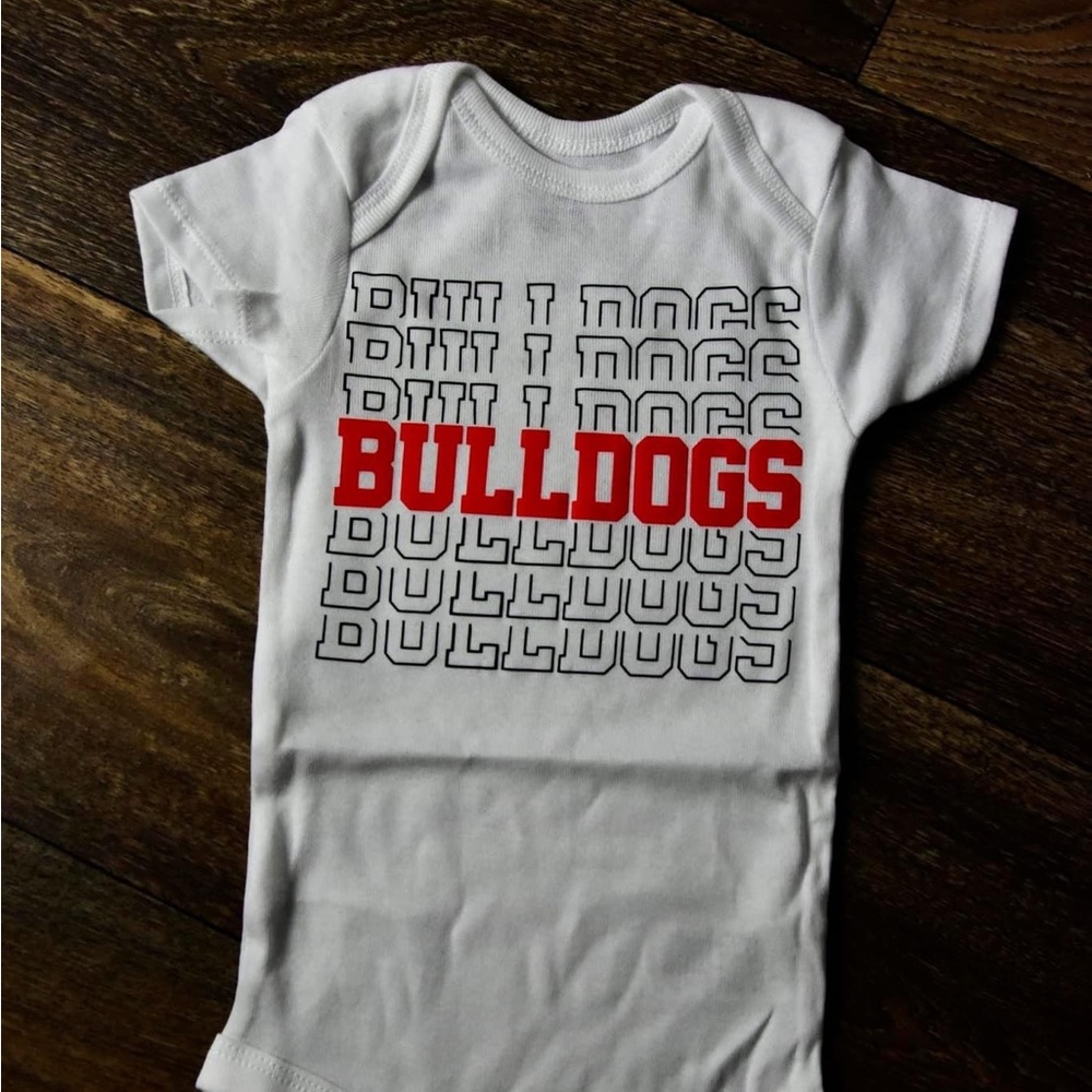 Georgia bulldog Onesie 3-6 months